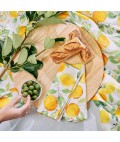 Tablecloth | Amalfi Citrus | Linen | Large